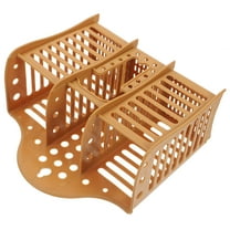 GAXIRE Replacement Silverware Basket for Dishwasher, Orange, 1 Pack with Hollow Drainage Design, and Easy to Clean