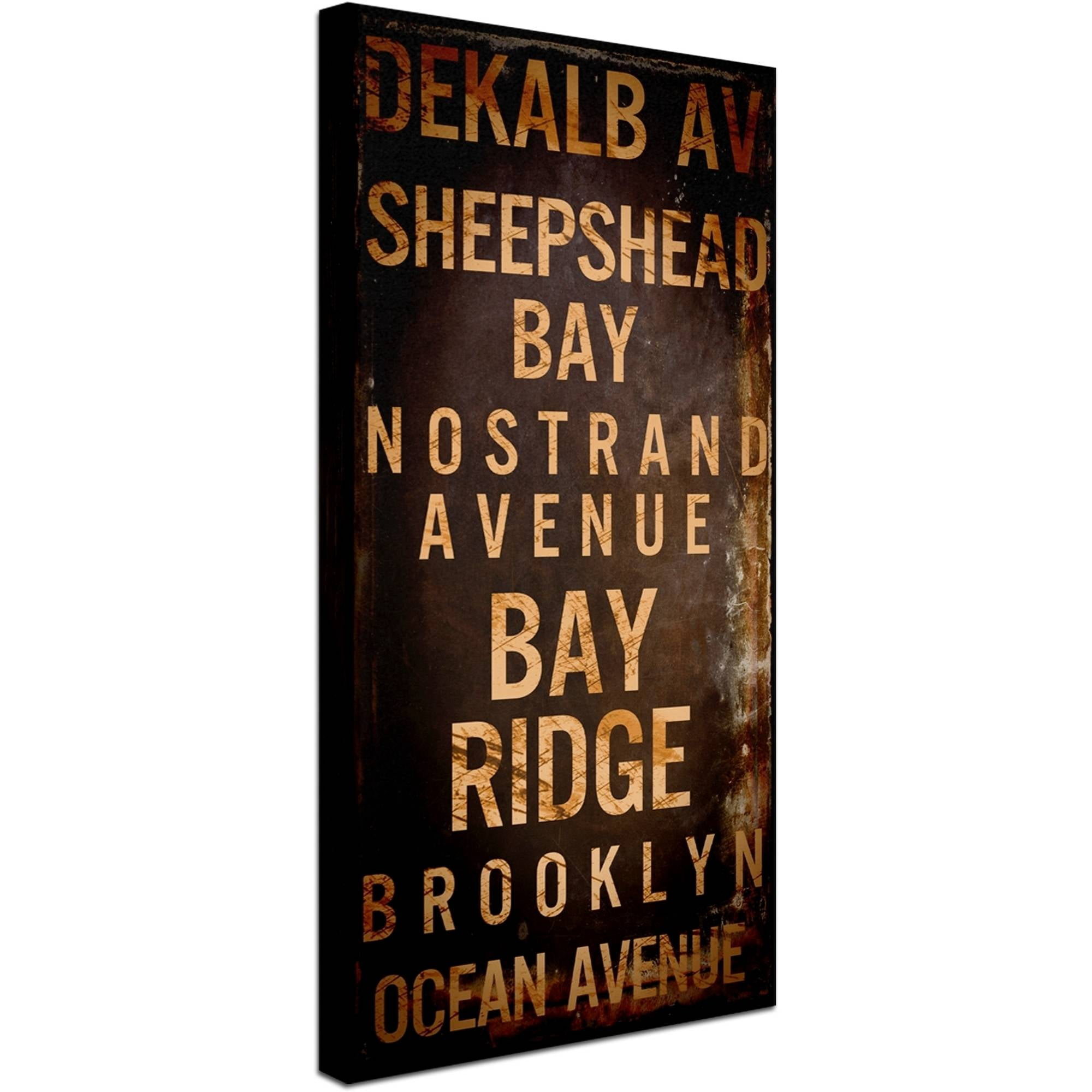 Trademark Fine Art "Brooklyn II" Canvas Art by Color Bakery