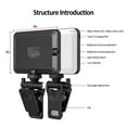 thumbnail image 6 of Portable 6500K LED Video Light with Cold Shoe Mount for DSLR Cameras, Photography & Live Streaming, 6 of 10
