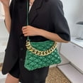 thumbnail image 3 of MesaSe Sac à Main Plissé Mode pour Femmes Chaîne en Cuir PU Sac Messager, 3 of 9