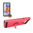 thumbnail image 5 of Case for Samsung Galaxy A02S Hybrid 360° Ring Armor Shockproof Dual Layer with Ring Stand for Magnetic Car Mount Cover for Galaxy A02s by Xcell - Hot Pink, 5 of 8
