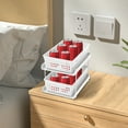thumbnail image 4 of Jokapy 2-Tier Under Sink Organizer and Storage, Pull Out Stackable Bathroom Cabinet Organizers White, 4 of 12