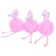 thumbnail image 4 of 3 UNIDS Adorable Flamingo FLAMINGO BOLAS BAJAS DE BAJA DE DUCHA MALLO POUFS Sponges Bubble Meshes, 4 of 6