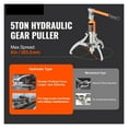 thumbnail image 3 of 5/15 Ton Hydraulic ar Puller Wheel Bearing Puller Separator Tools Adjustable Two Three Jaws For Gara Repair Shop ars ,Effortless Lifting, 3 of 7