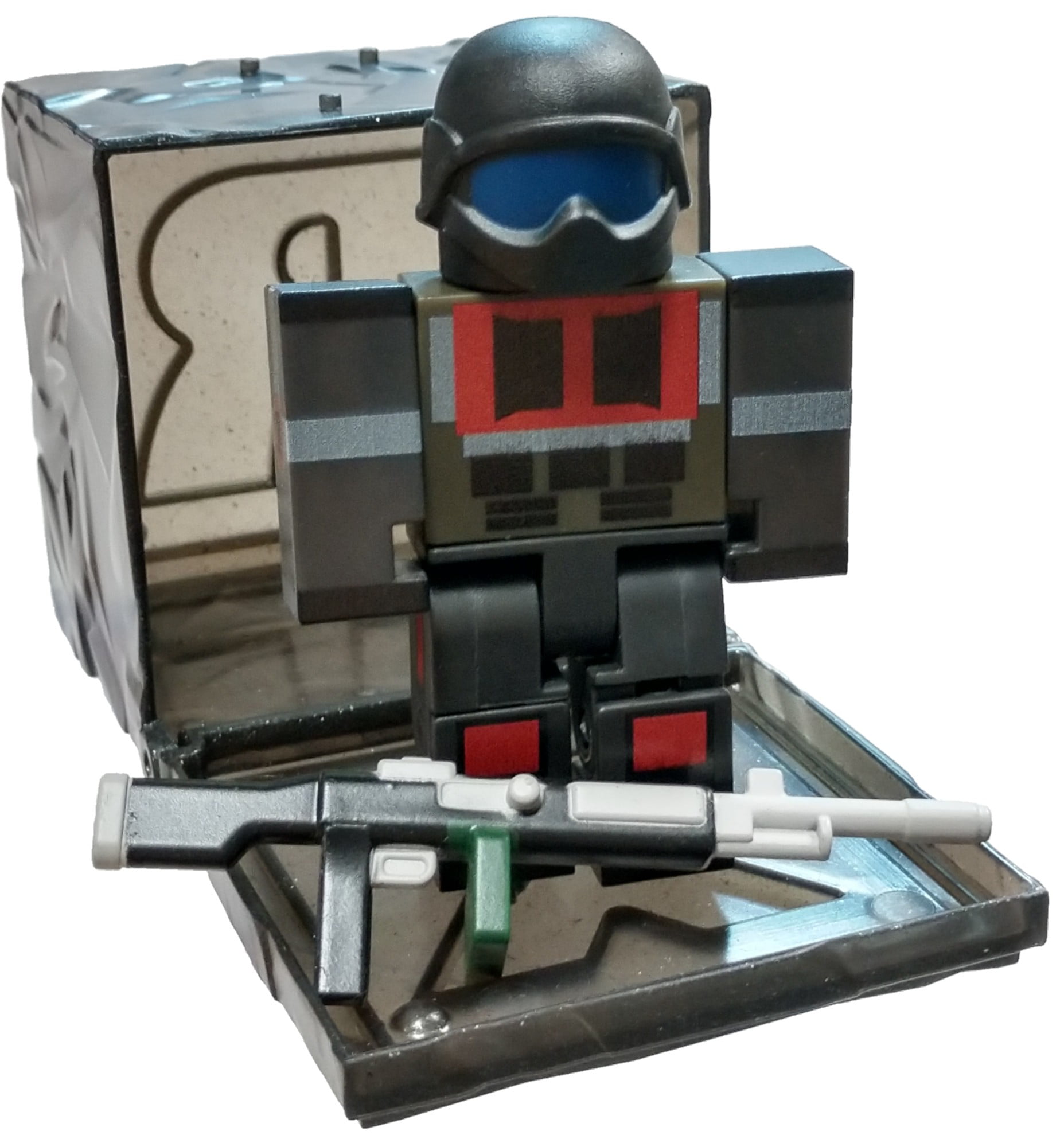 Roblox Series 7 After The Flash Super Soldier Mini Figure With Black Cube And Online Code No Packaging Walmart Com Walmart Com - super roblox