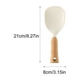 thumbnail image 3 of Hxlamzoo Home Supplies Clearance! Rice Spoon Non-stick Rice Can Be Vertical Household Serving Rice Rice Rice Cooker Plastic Large Beat Rice Spoon Serving Rice Rice Spatula, 3 of 7