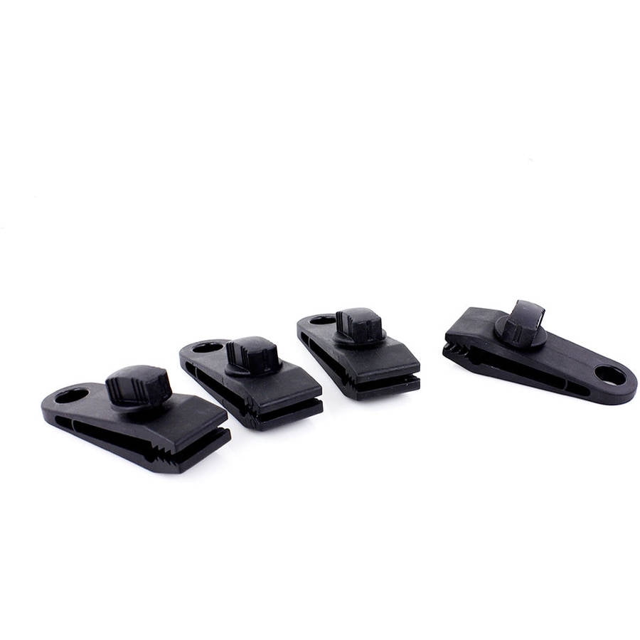 Heavy Duty Tarp Clips, Black, 4Piece