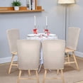 thumbnail image 5 of SIGNBLOC 1 Pack Dining Chair Back Covers, Stretch Chair Back Protectors for Home Kitchen Restaurant Decor, 5 of 10