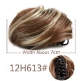 thumbnail image 2 of Chignons Spatiaux Pièces de Cheveux Synthétiques Pince à Griffes Mini Chouchous Extension de Cheveux, 2 of 7