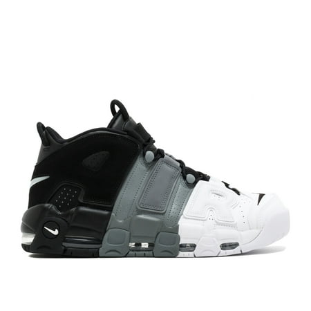 Nike Mens Nike Air More Uptempo 96 Tri Color Black Cool Grey White Walmart Com Walmart Com