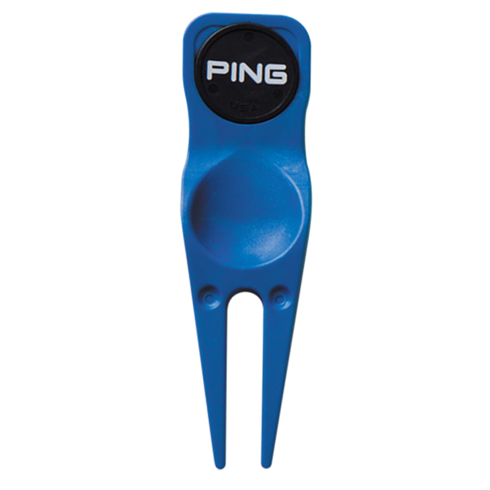 Ping Divot Tool & Ball Marker (Mach Blue) 2016 Golf NEW