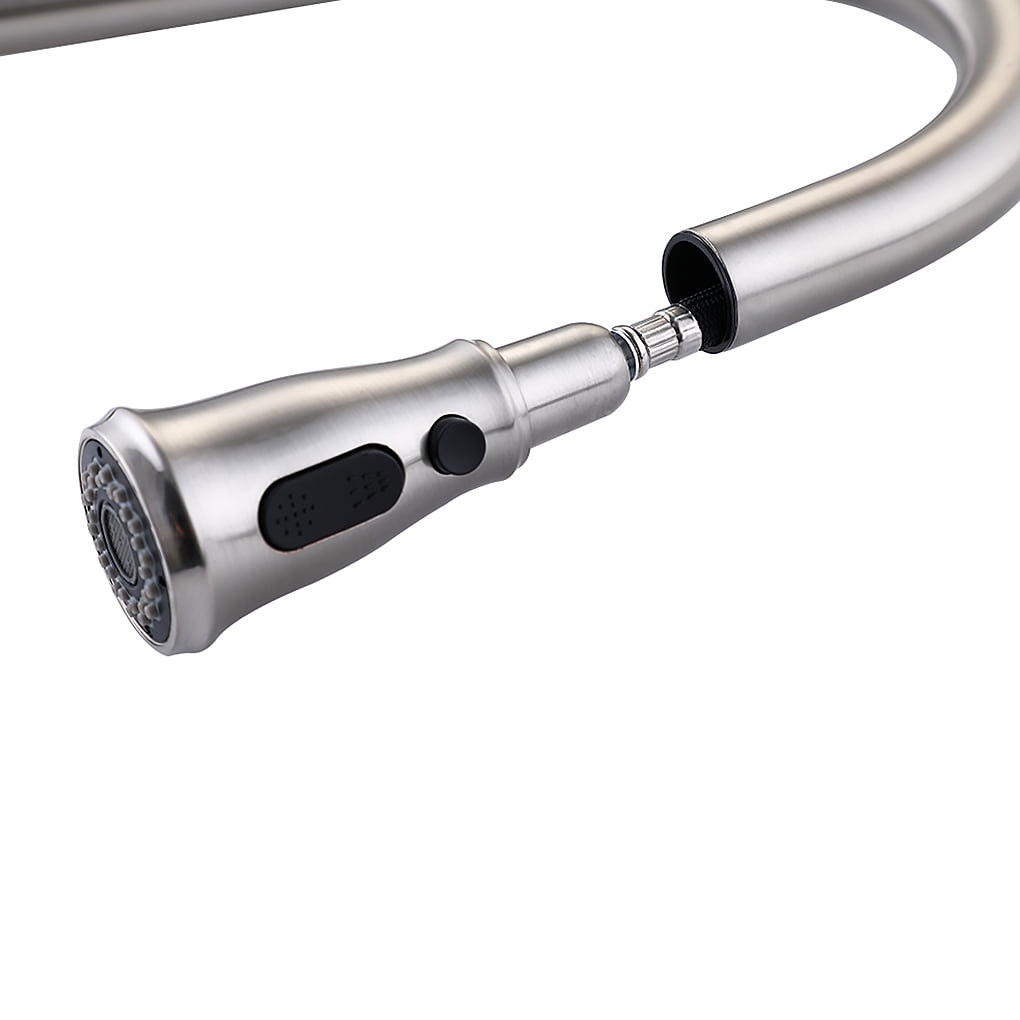 Kepooman Kitchen Faucet Sink, Single Handle Water Tap, Arc Pull-down Type Sprayer (Type1) Kepooman Kitchen Faucet Sink, Single Handle Water Tap, Arc Pull-down Type Sprayer (Type1)
