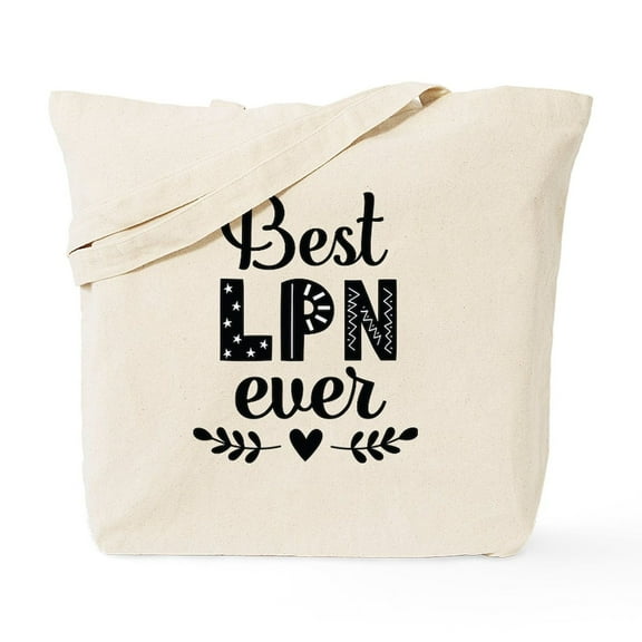 CafePress - Best LPN Ever - Unisex Canvas Tote Bag, Beige, 1-Piece