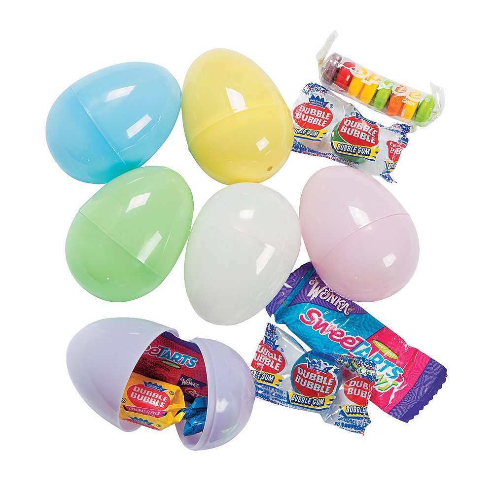 Candy Filled Pastel Eggs (2Dz) Party Supplies 24 Pieces Walmart
