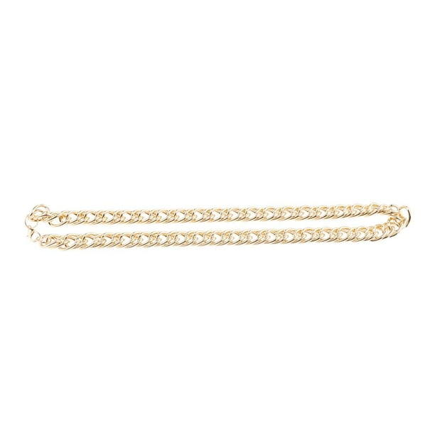 Cadena clásica de moda para hombres, mujeres, gargantilla de eslabones cubanos, collar con babero punk 60cm m