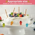 thumbnail image 4 of Threns 120Pcs Mini Fishing Rod Decoration Cake Baking Cake Inserts for Party Cake Decorations, 4 of 10