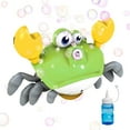thumbnail image 4 of Baby Bubble Machine Dancing Crab Blower Toy Interactive Bubble Maker With Light And Music Fun Outdoor Play For Kids Backyard （with 60ml Bubble Solution）, 4 of 9
