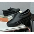 thumbnail image 5 of Men's Casual Slip - on Shoes with Round Toe - Breathable, Comfortable Artificial PU Leather Loafers for All Seasons, 5 of 16