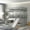 Gray + Solid Wood-4, variant on [Luckynote]Full-Over-Full-Over-Full Triple Bed with Built-in Ladder and Slide , Triple Bunk Bed with Guardrails, White