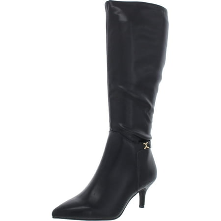 

Charter Club Womens Cruelaa Faux Leather Tall Knee-High Boots