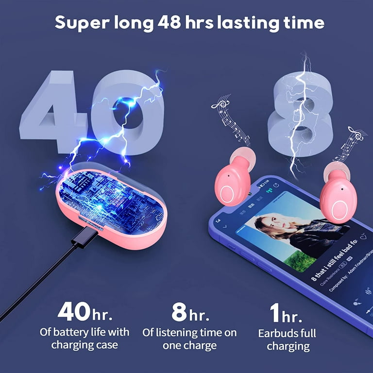 kurdene Bluetooth Wireless Earbuds, S8 Deep Bass Sound 38H kurdene Bluetooth Wireless Earbuds, S8 Deep Bass Sound 38H