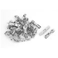 thumbnail image 1 of Unique Bargains Roue Roulante Simple pour Porte Coulissante en Métal Longueur Réglable 43mm Ton Argent 30 Pcs, 1 of 2