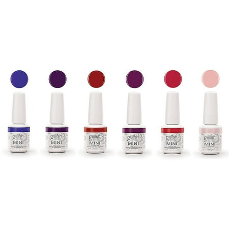 - Gelish Mini Fearless and Fun Kung Fu Flair 9 mL Soak Off Gel Polish Set, 6 Pack