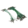 thumbnail image 1 of 100PCS Fishing Wire Leader,Hard Steel Swivels Snap Saltwater Tackle Rig Fishing Accessories, 1 of 7