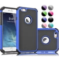 thumbnail image 1 of Étui iPhone 6S, Étui iPhone 6, [Rouge/noir] Caoutchouc Robuste Double Couche Plastique Résistant aux Rayures Étui Rigide pour iPhone 6S / 6 4.7 Pouces, 1 of 4