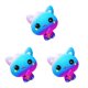 thumbnail image 5 of Juguete blando de rebote lento sweethay muñeco de gato helado tipo 1 NO1, 5 of 6