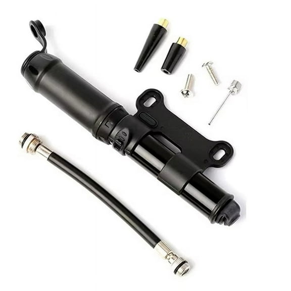 Mini Bike Pump Portable Bicycle Tire Inflator,Hand Pump for Road Bike & Ball,Includes Mounting Bracket,Bike Accessories