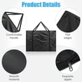 thumbnail image 3 of SKISUNO Portable Folding Chair Carry Bag Multi Use 600d Oxford Black 1Set, 3 of 8
