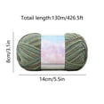 thumbnail image 3 of Tie Dye Knitting Yarn under $5! Bzdzmqm Milk Wool Yarn Tie Dyes Color Thick, For Knitting CrochetBabyBlanket Knitting, Multicolor Gradient Crochet Yarn 142 Yards, Chunky Wool Yarn For Hand Knitting,, 3 of 7