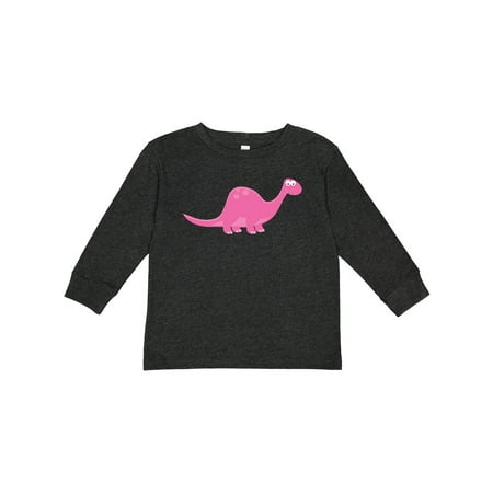 

Inktastic Pink Dinosaur Gift Toddler Toddler Girl Long Sleeve T-Shirt