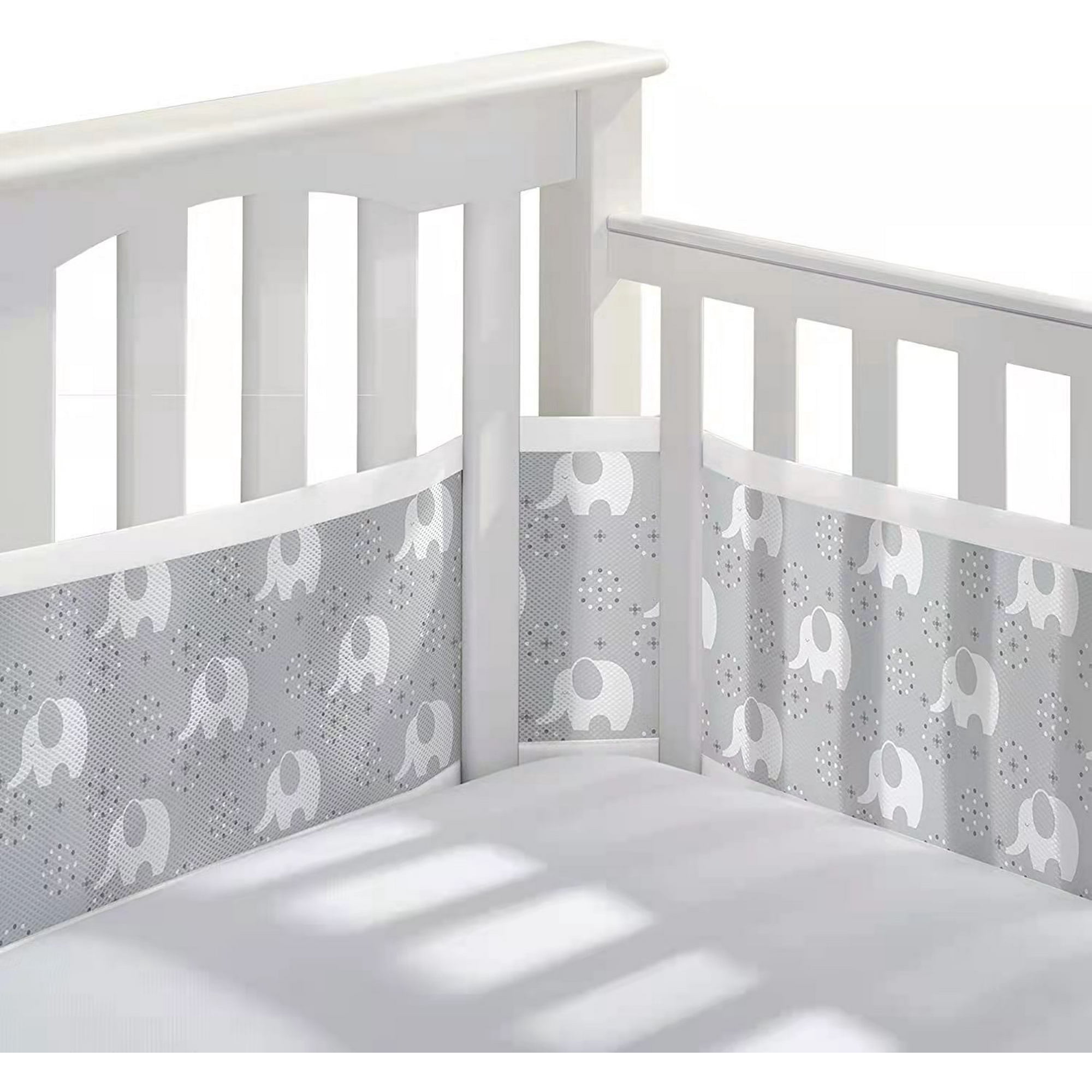 Breathable Baby Airflow 4 Sided Cot Liner Walmart