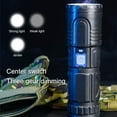 thumbnail image 4 of Summer Savings Qaailabf Strong Light Flashlight Long Range White Lasers Tail Light Portable Outdoor Telescopic Plastic LED Flashlight, 4 of 9