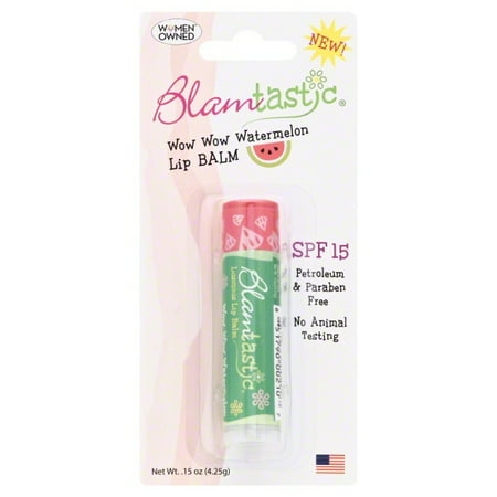 Blamtastic Lip Balm, Wow Wow Watermelon, 0.15 oz