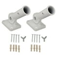 thumbnail image 2 of Poste 2 uds soporte de poste de bandera ajustable soporte de pared de Metal de aleación de aluminio soporte multiposición de 180 grados para casa exterior ANGGREK Otros, 2 of 8