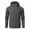 DarkGrey, variant on Men's Casual Pullover Lightweight Hoodie Long Sleeve Solid Waffle knitted Hooded Plus Size DarkGrey L