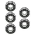 thumbnail image 4 of Miniature Ball Bearings Deep Groove Ball Bearing Rubber Sealed Bearings Rubber Sealed Ball Bearing Radial Ball Bearing 10PCS Miniature Ball Bearings High Accuracy Rubber Sealed, 4 of 8