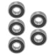 thumbnail image 4 of 10 Uds rodamientos de bolas en miniatura rodamiento Axial Radial de ranura profunda sellado de goma de alta precisión 6003, 4 of 8
