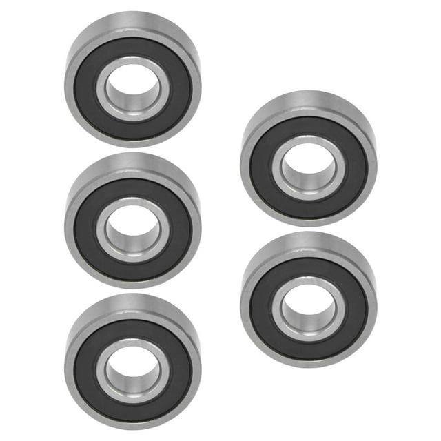 Ball 10PCS Miniature Ball Bearings High Accuracy Rubber Sealed Deep Groove Radial Axial Bearing