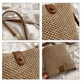 thumbnail image 3 of LILIANG Women Straw Woven Zipper Purse Crossbody Bag Shoulder Bag Summer Beach Bag, 3 of 6