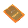 thumbnail image 4 of Adaptador de tarjeta de almacenamiento transparente Plug and Play, lector de tarjetas de memoria para consola de juegos profesional PS2, color naranja, 4 of 14
