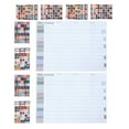 thumbnail image 4 of Shisuyan Calendrier Mural Papier Multi 2Ensemble 29.6x20.7x0.02 Po Décoration Maison Bureau, 4 of 8