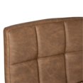 thumbnail image 2 of Bronte Living Leatherette Bar Stool with Adjustable Height, 360 Swivel Design, Comfortable Mid-Backrest, Pedestal Base with Footrest for Kitchen, Pub - Series Clementine - Set of 2, 2 of 6