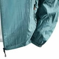 thumbnail image 7 of QSAWXQZ Men's Lightweight Sun Protection Windbreaker Jacket with Pockets Long Sleeve Lapel Collar Full Zip Casual Outdoor UPF50 Activewear Jacket 4XL, 7 of 7