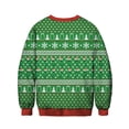 thumbnail image 2 of Anbech Funny Shirt for Unisex Christmas Ugly Sweatshirt Crewneck 3D Printed Pullover Long Sleeve Cute Graphic Xmas Top, 2 of 3