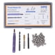 thumbnail image 1 of Kit De Reparación De Roscas De 54 Piezas, Juego De Reparación De Roscas Métricas M5x0.8x2D Herramienta De Reroscado Herramienta De Instalación De Insertos De Rosca Juego De Acero Inoxidable Para Repar, 1 of 14