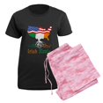 thumbnail image 5 of CafePress - American Irish Roots Women's Dark Pajamas - Women's Short Sleeve Print T-Shirt and Pants Dark Cotton Pajama Set, 5 of 7